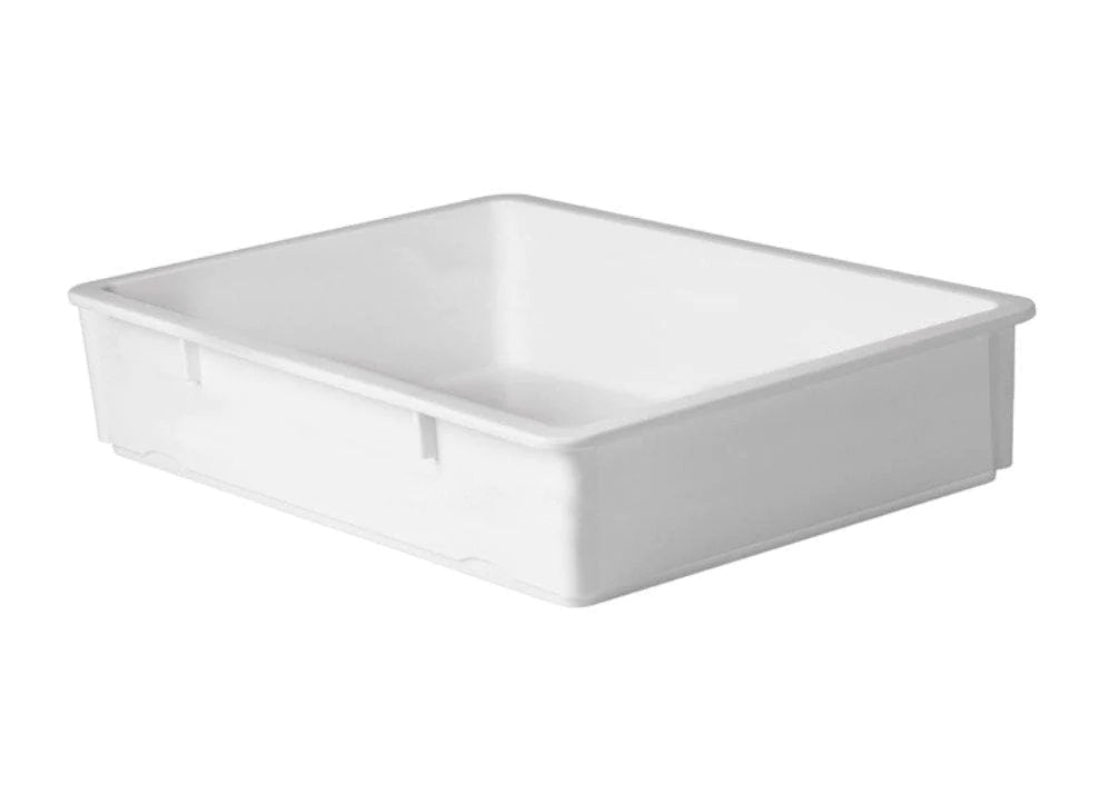 Omega White Polypropylene Dough Box - 6"