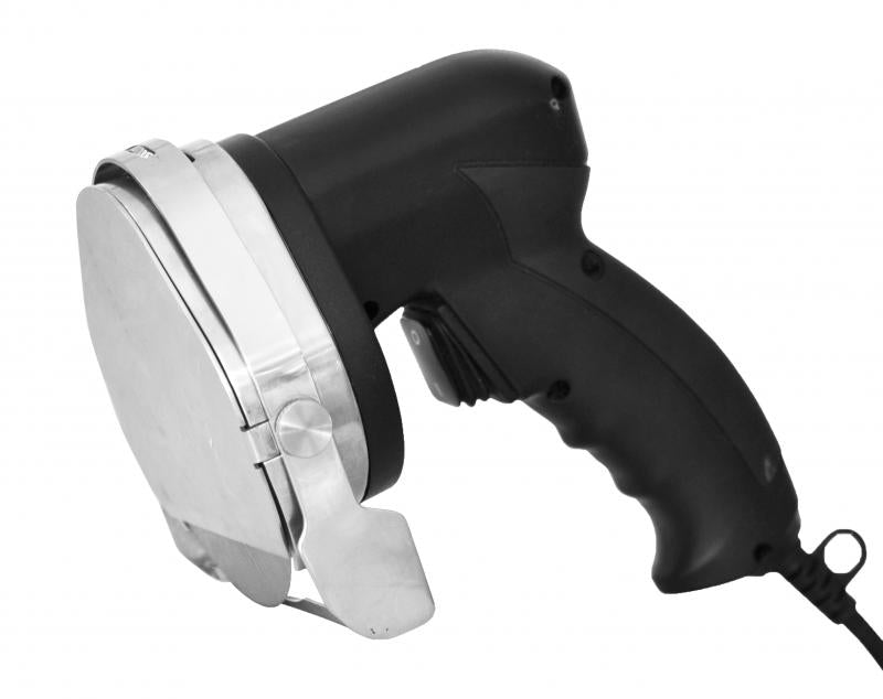 Omcan Kebab Cutter with Round Stainless Steel and Serrated Blade