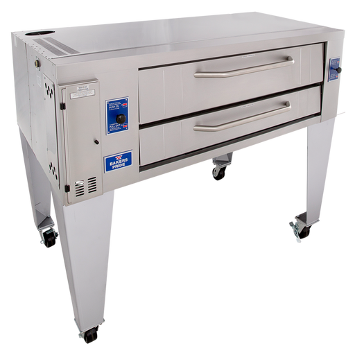 Bakers Pride Y-600/602 Natural Gas 60" Deck Gas Pizza Oven - Single & Double Deck