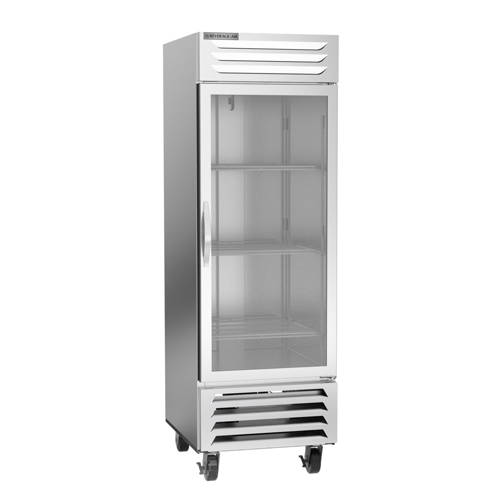 Beverage Air Vista Series FB23HC-1G Single Glass Door 27" Wide Stainless Steel Freezer - CONTACT US FOR BEST PRICING