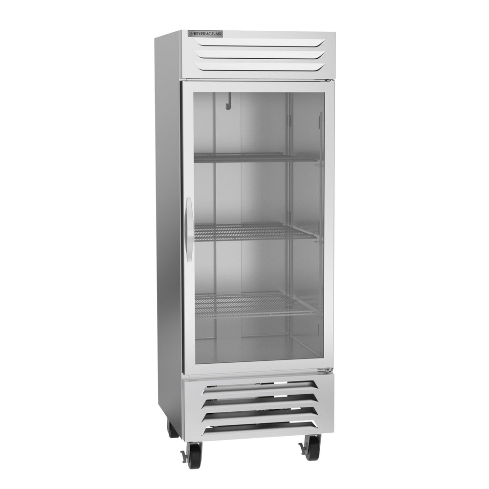 Beverage Air Vista Series FB27HC-1G Single Glass Door 30" Wide Stainless Steel Freezer - CONTACT US FOR BEST PRICING