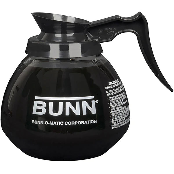 Bunn GLASS Economy 64 Oz. Carafe - Sold Individually, Black & Orange