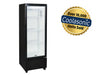 lockable double‑layer glass door display cooler