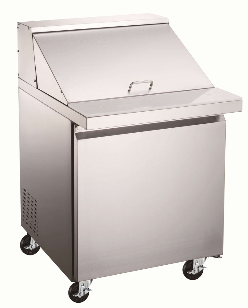 Canco SPM28-9 Single Door 28" Mega Top Refrigerated Sandwich Prep Table