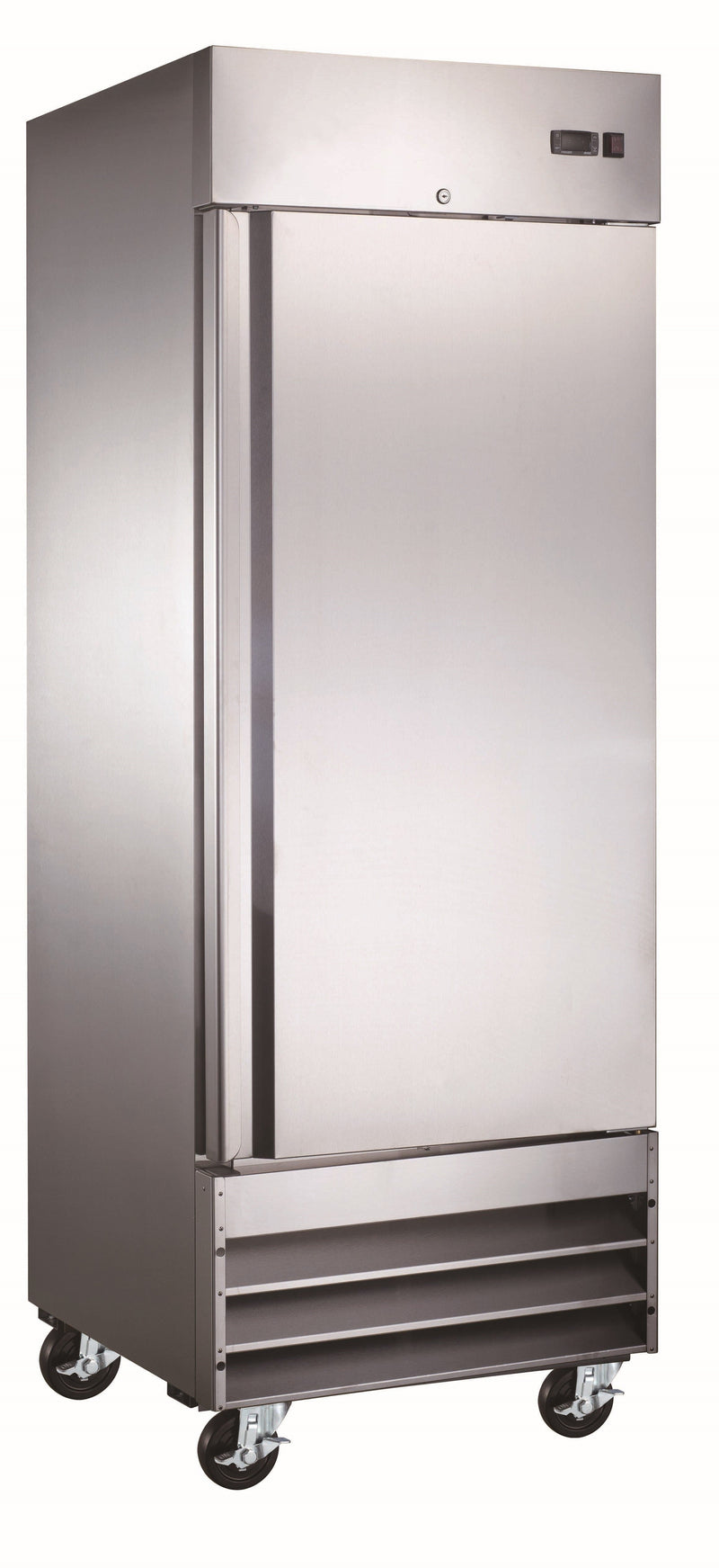 Canco SSR-650 29-inch solid door stainless steel refrigerator front view