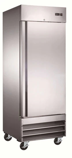 Canco SSR-540 Single Solid Door 29" Wide Stainless Steel Refrigerator
