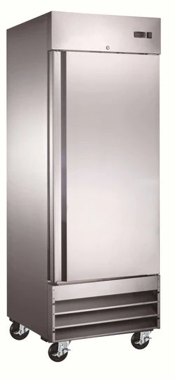 Canco SSF-540 Single Solid Door 29" Wide Stainless Steel Freezer