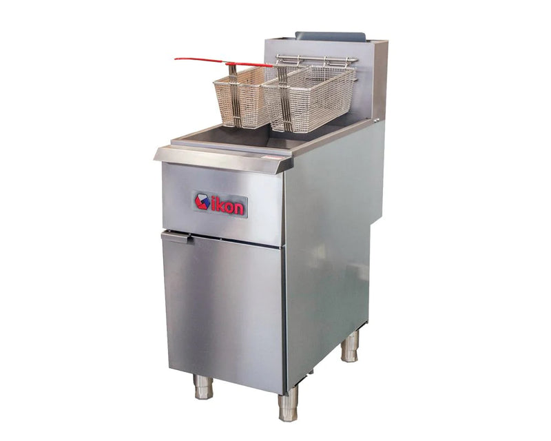 Ikon - IGF-40/50 - 40-55 lb. Gas Floor Fryer - 120,000 BTU Natural Gas