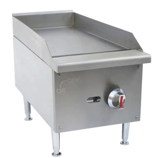 Canco GG-12 Natural Gas/Propane 12" Manual Griddle (30,000 BTUs)