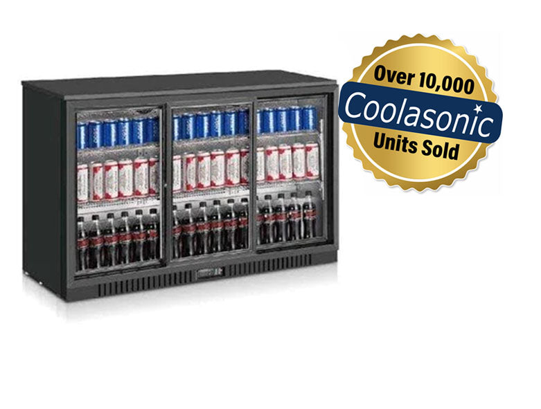 Coolasonic LG330S 53" Triple Door Back Bar Cooler