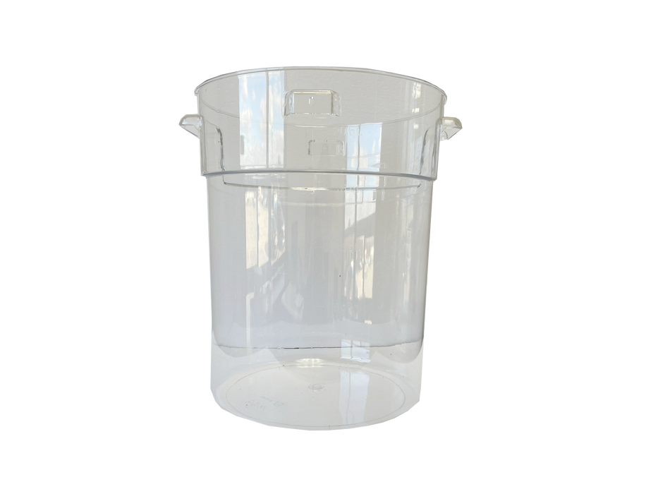 Omega Clear Polycarbonate Round Storage Container - Various Sizes