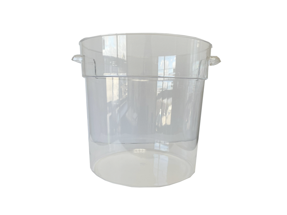 Omega Clear Polycarbonate Round Storage Container - Various Sizes
