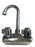 Omega Wall Mount Faucet with 4" Low Lead Gooseneck Faucet WGNF-8