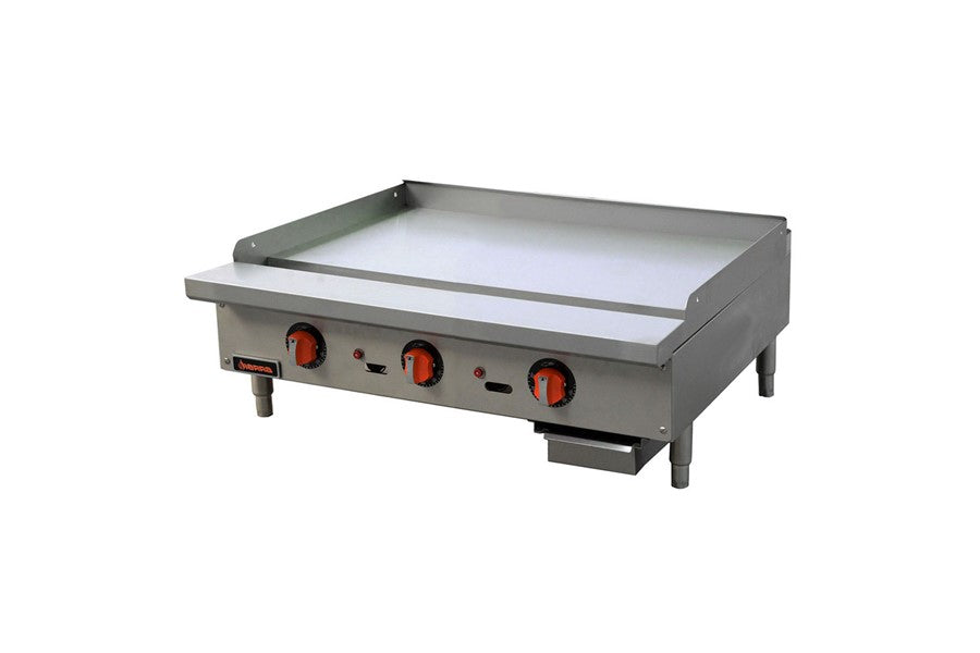 Sierra SRTG-36 - Thermostatic Griddle, natural gas, countertop