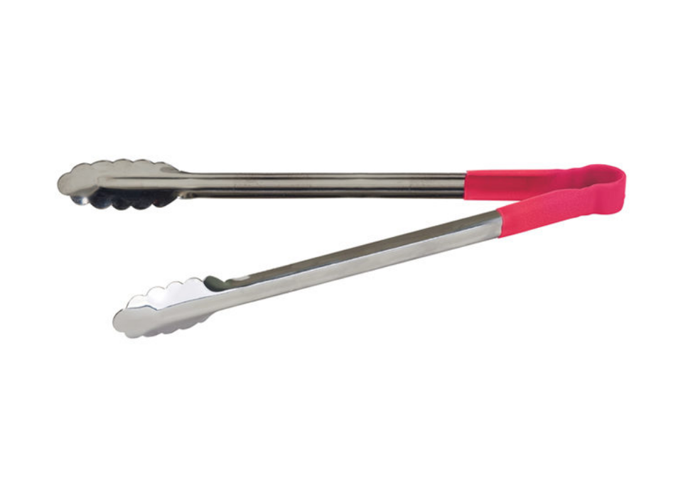 Winco Heat Resistant Heavy Duty Utility Tongs - Various Sizes/Colours