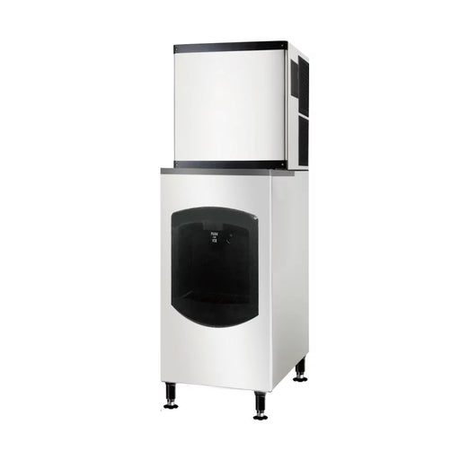Suttonaire SK-350D Ice Machine with Hotel Ice Dispenser, Cube Shaped Ice - 350LB/24HRS, 110 LBS Storage