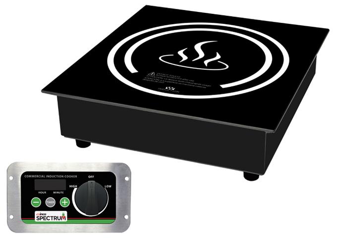 Winco EIDS-34 Commercial Electric Drop-In Induction Cooker - 240V, 3400W
