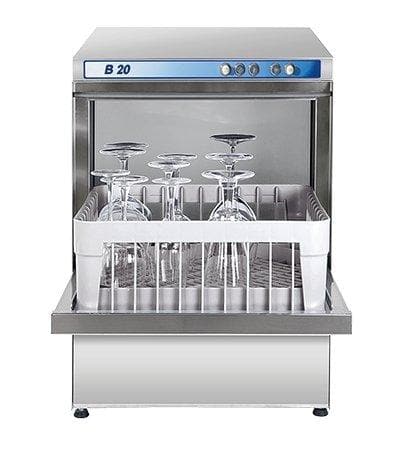 ATA B20 High-Temp Under Counter Front Loading Glass Washer - Omni Food Equipment