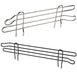 Canarac Wire Chrome/Black Epoxy Ledges - Various Sizes - Omni Food Equipment