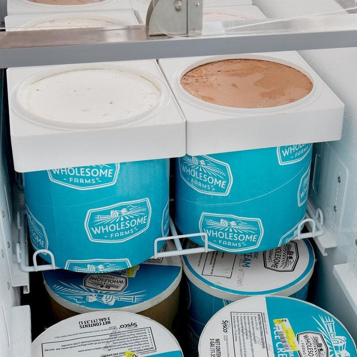 Canco DPC46-HC 47" Ice Cream Dipping Freezer - 8 Tub Capacity - Omni Food Equipment