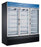 Canco MR-1500 Triple Swing Door 79" Wide Display Refrigerator - Omni Food Equipment