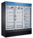 Canco MR-1500 Triple Swing Door 79" Wide Display Refrigerator - Omni Food Equipment