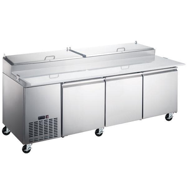 Canco PICL3-HC Triple Door 92" Refrigerated Pizza Prep Table - Omni Food Equipment