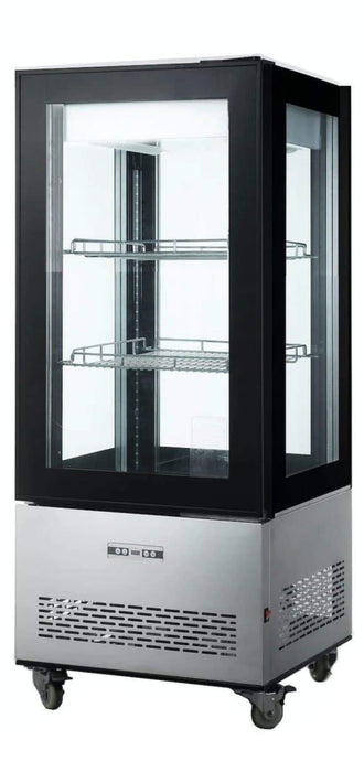 Canco RT-270L Four Sided Glass Door Display Refrigerator - Omni Food Equipment