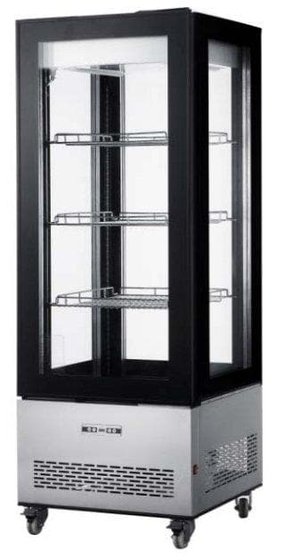 Canco RT-400L Four Sided Glass Door Display Refrigerator - Omni Food Equipment