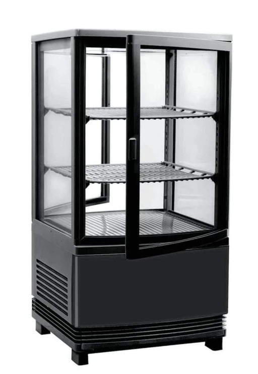 Canco RT-58L-2R Counter Top Four Sided Glass Door Display Refrigerator - Omni Food Equipment