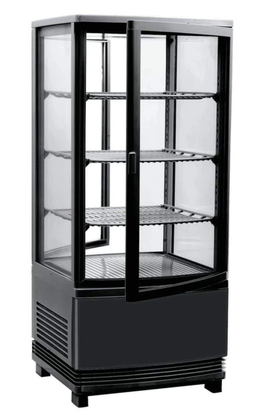 Canco RT-78L-2R Counter Top Four Sided Glass Door Display Refrigerator - Omni Food Equipment