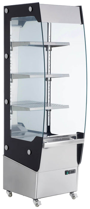 Canco RTR-220L Floor Model Open Glass Display 24" Food Warmer - Omni Food Equipment