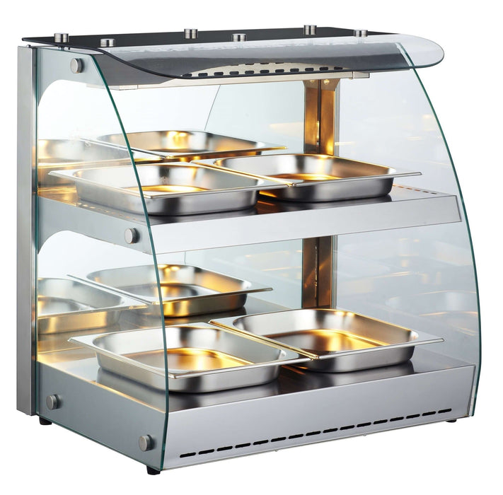 Canco RTR-2D Open Glass Display 25" Food Warmer - Omni Food Equipment