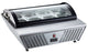 Canco RTW-67L 30" Refrigerated Topping Rail with Glass Sneeze Guard Cover - Omni Food Equipment