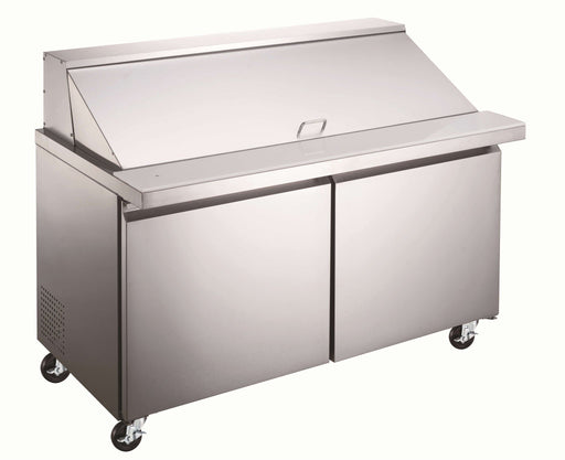 Canco SPM47-18 Double Door 47" Mega Top Refrigerated Sandwich Prep Table - Omni Food Equipment