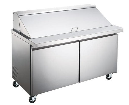 Canco SPM60-24 Double Door 60" Refrigerated Mega Top Sandwich Prep Table - Omni Food Equipment