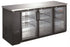 Canco UBB-24-72G Commercial 73" Triple Glass Door Back Bar Cooler - Swing & Sliding Door Options - Omni Food Equipment