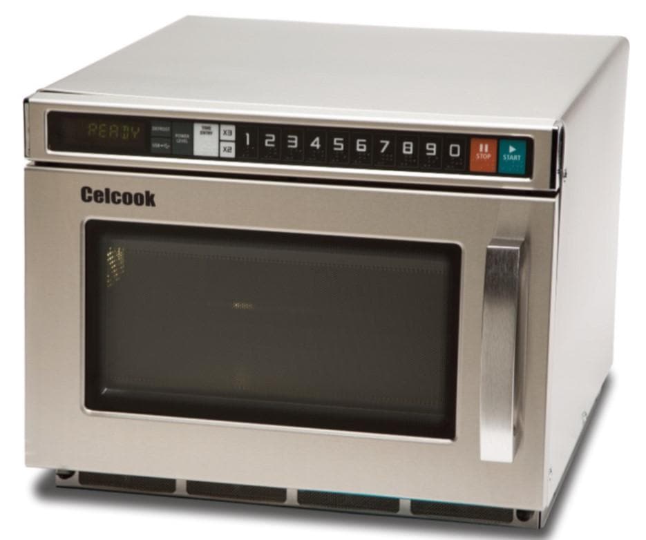 Celcook CCM1800 Compact Commercial Touchpad Microwave with Filter - 1800W - Omni Food Equipment