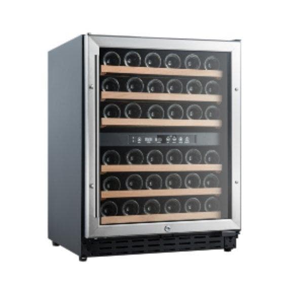 Coolasonic JC132E Single Swing Glass Door Commercial Under Counter Wine Cooler - Omni Food Equipment