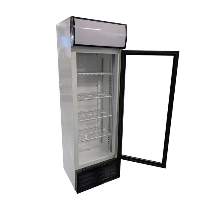 Coolasonic P238WA Single Door 21" Wide Display Refrigerator - Omni Food Equipment
