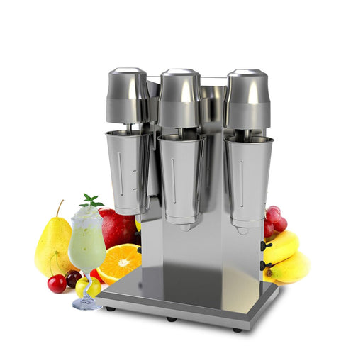 Omega Three Cup Stainless Steel Triple-Spindle Drink Mixer TT-MK6A (3 x 800ML)