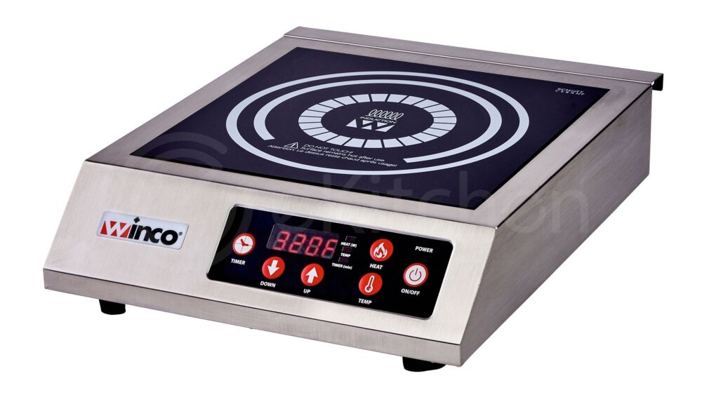 Winco EIC-400 Commercial Electric Induction Cooker - 120, 1800W