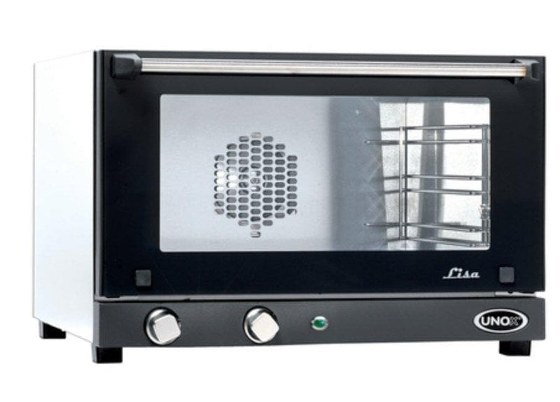 Eurodib Unox XAF013 Lisa Electric Counter Top Convection Oven - 120V, Fits 3 1/2 Size Sheet Pans - Omni Food Equipment