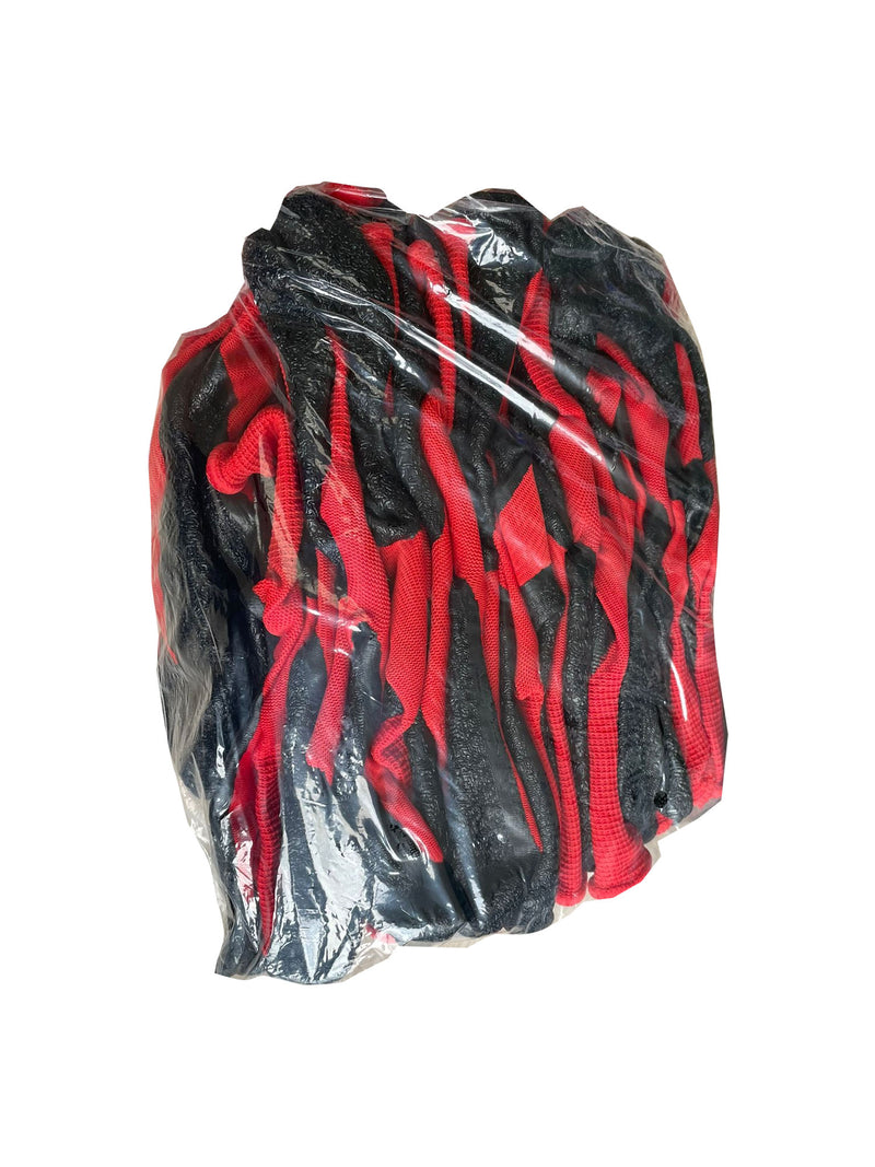 Canaquip Polyester Latex Coated Gloves (S/M/L/XL) - LT1110- 12 pair/bag
