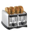 Hamilton Beach Model 24850 Commercial 4 Slot Pop-up Toaster - 150 Slices Per Hour, 120V - Omni Food Equipment