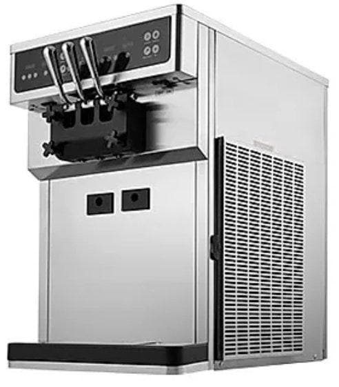 Icetro ISI-163TT/ST Double Flavour + Twist Soft Serve Ice Cream Machine with Heat Treatment - 52.9LBS/HR Output - Omni Food Equipment