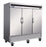 Ikon IB81R Triple Solid Door 81" Wide Stainless Steel Refrigerator - Omni Food Equipment