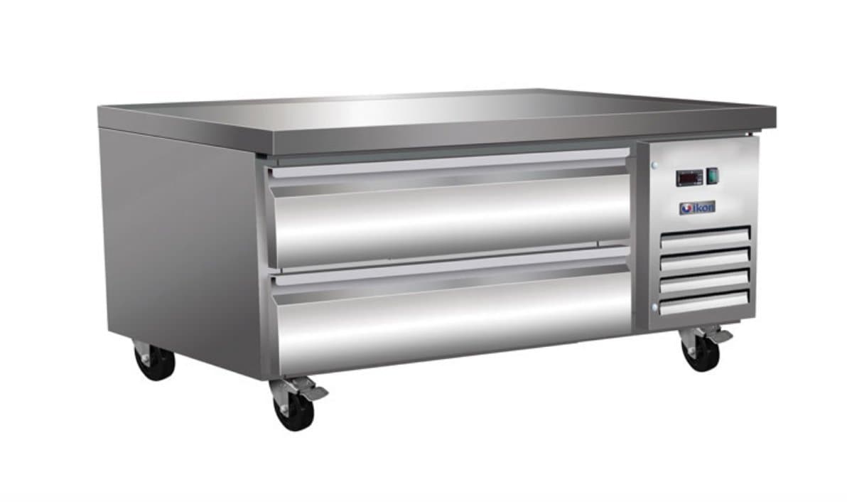 Ikon ICBR50 Refrigerated 50" Chef Base - Accommodates up to 4" Deep Pans - Omni Food Equipment