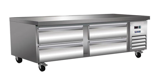 Ikon ICBR74 Refrigerated 74" Chef Base - Accommodates up to 4" Deep Pans - Omni Food Equipment