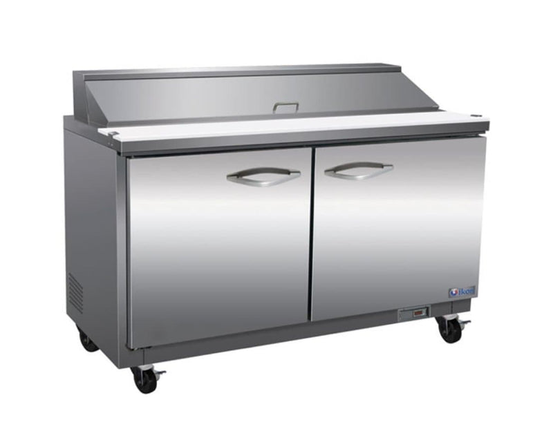 Ikon ISP61 Double Door 61" Refrigerated Sandwich Prep Table - Various Configurations - Omni Food Equipment